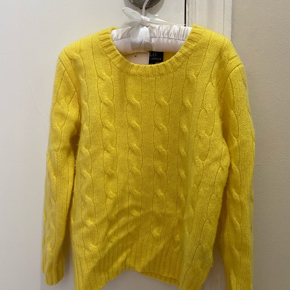 Ralph Lauren Boys Cable Knit Cashmere Sweater
